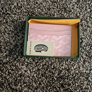 Goyard Pink Card Holder